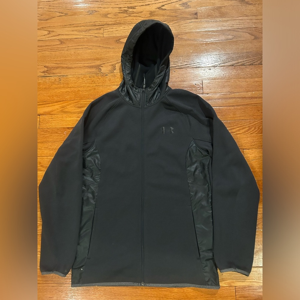 Under Armour Coldgear Zip Up Hoodie. Color Black. Size Small.
